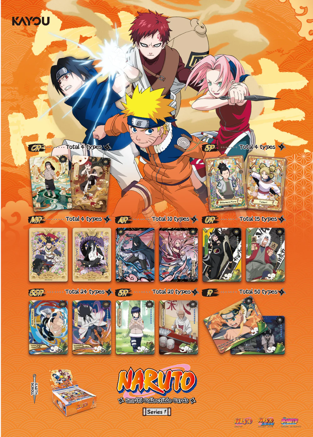Naruto: Smriti Collectible Cards – Earth Scroll – Booster [PREORDER] - Image 2